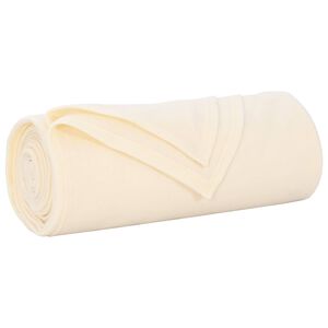 vidaXL plaid Cr&egrave;me 280 x 210 cm 0.79 kg Polaire