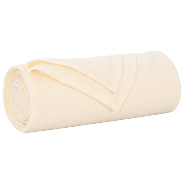 vidaXL Jet&eacute; Cr&egrave;me 280 x 210 cm Toison