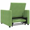 vidaXL Canap&eacute;-lit escamotable simple Vert clair 90 x 165 x 87 cm