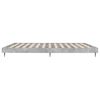 vidaXL Cadre de lit sans matelas gris b&eacute;ton 120x200 cm