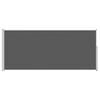 vidaXL Store lat&eacute;ral r&eacute;tractable Anthracite 300 x 220 cm Polyester