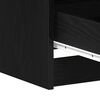 vidaXL Bureau Ch&ecirc;ne noir 140 x 50 x 76 cm Bois d'ing&eacute;nierie