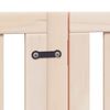 vidaXL Barri&egrave;re pour chien porte pliable 12 panneaux bois de peuplier