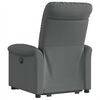 vidaXL Fauteuil inclinable Gris fonc&eacute; Tissu