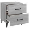 vidaXL Table de chevet Sonoma gris 40x35x47,5 cm