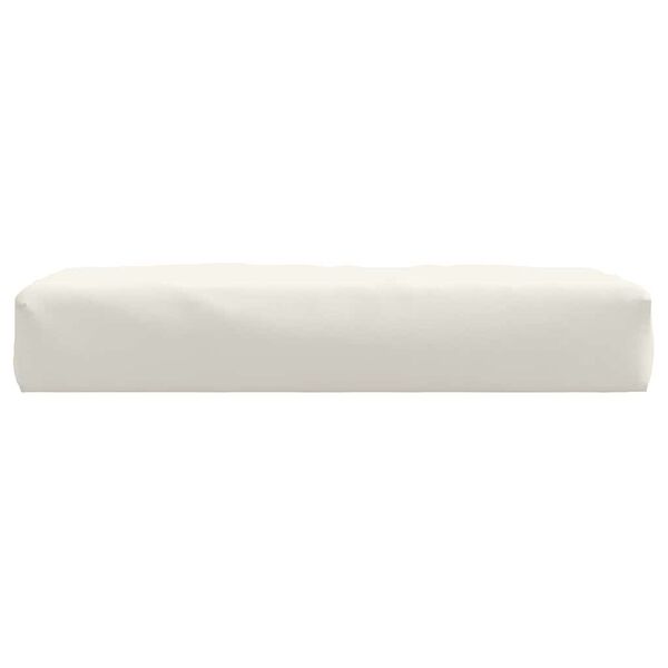 vidaXL Coussin de palette cr&egrave;me m&eacute;lang&eacute; 60x60x9,5 cm tissu