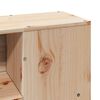 vidaXL Lit biblioth&egrave;que sans matelas 120x190 cm bois de pin massif