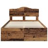 vidaXL Cadre de lit Bois ancien 120 x 190 cm Bois de pin massif