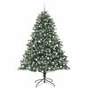 vidaXL Sapin de No&euml;l artificiel Vert 210 cm PVC, plastique et acier