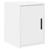 vidaXL Armoires de garage 2 pcs blanc bois d'ing&eacute;nierie
