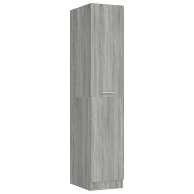 vidaXL Armoire apothicaire Sonoma gris 30x42,5x150cm Bois d'ingénierie