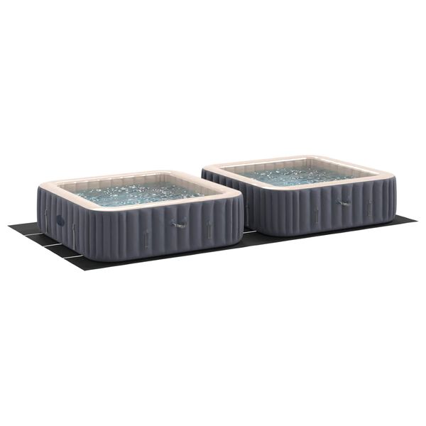 vidaXL Tapis de piscine Noir 820 x 420 x 0,1 cm Tissu non tiss&eacute;