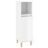 vidaXL Ensemble de meubles de salle de bain 4 pcs blanc brillant