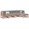 vidaXL Salon de jardin 5 pcs bois massif sapin de douglas
