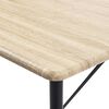 vidaXL Ensemble de bar 5 pcs Tissu Noir