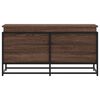 vidaXL Bo&icirc;te de rangement avec couvercle ch&ecirc;ne marron bois ing&eacute;nierie