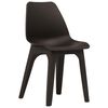 vidaXL Ensemble de bistro 3 pcs Plastique rotin Marron