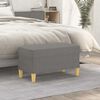 vidaXL Banc Gris fonc&eacute; 70x35x41 cm Tissu