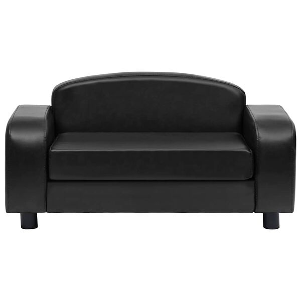 vidaXL Canap&eacute; pour chien Noir 80x50x40 cm Similicuir