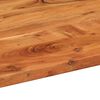 vidaXL Dessus de table 100x40x2,5 cm ovale bois massif d'acacia