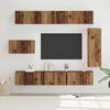 vidaXL Ensemble meuble TV 8 pcs Bois Ancien Bois d'ing&eacute;nierie