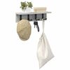 vidaXL Porte-manteau mural Gris b&eacute;ton 40 x 10,5 x 10,5 cm