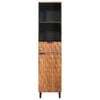vidaXL Armoire de salle de bain avec &eacute;tag&egrave;re Marron 38 x 33 x 160 cm