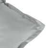 vidaXL Coussins de banc de jardin lot de 2 gris clair m&eacute;lang&eacute; tissu