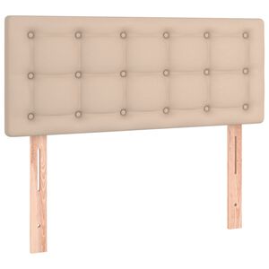 vidaXL T&ecirc;te de lit Cappuccino 90x5x78/88 cm Similicuir