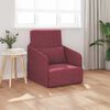 vidaXL Canap&eacute;-Lit 60cm Bordeaux tissu