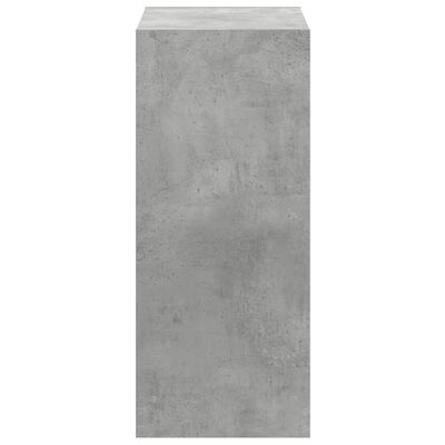 vidaXL Bibliothèque gris béton 68,5x32x75 cm bois d'ingénierie