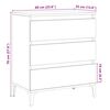vidaXL Buffet vieux bois 60x35x70 cm bois d'ing&eacute;nierie