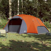 vidaXL Tente familiale Crossvent 8 personnes orange imperm&eacute;able