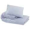 vidaXL Ensemble de housse de couette Gris 260x240 cm Microfibre légère