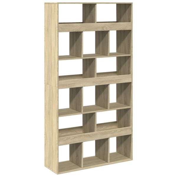 vidaXL Cloison de s&eacute;paration ch&ecirc;ne sonoma bois d'ing&eacute;nierie