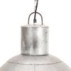 vidaXL Lampe suspendue 25 W Argent&eacute; Rond 48 cm E27
