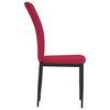 vidaXL Chaises à manger lot de 2 Rouge bordeaux Velours