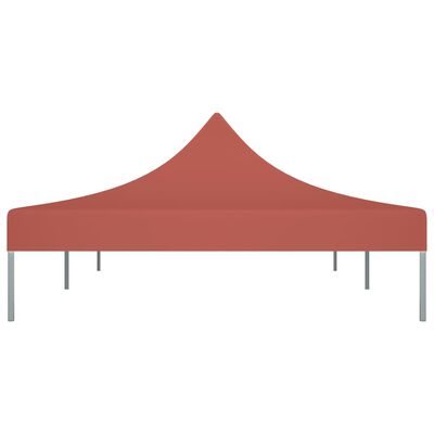 vidaXL Toit de tente de réception 6x3 m Terre cuite 270 g/m²