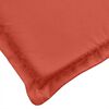 vidaXL Coussin de banc de jardin rouge m&eacute;lang&eacute; 180x50x7 cm tissu