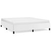 vidaXL Cadre de lit sans matelas blanc 160x200 cm similicuir