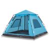 vidaXL Tente de camping &agrave; d&ocirc;me 5 personnes bleu lib&eacute;ration rapide