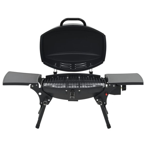 vidaXL Barbecue au gaz portatif avec zone de cuisson Noir