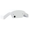 vidaXL Applique murale LED d'ext&eacute;rieur avec capteurs blanc