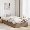 vidaXL Cadre de lit ottoman sans matelas cappuccino 80x200 cm