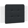 vidaXL Cadre de lit sans matelas Zadar blanc et noir 80x200 cm similicuir