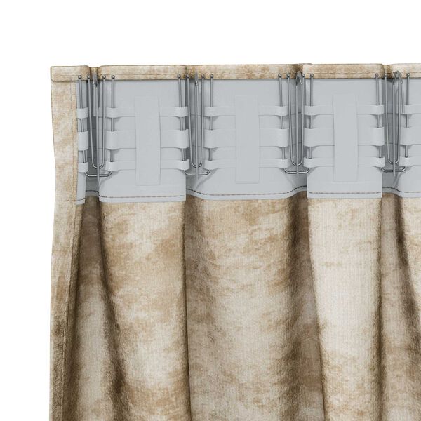 vidaXL Rideaux en velours 2 pcs Cr&egrave;me 175 x 140 cm Velours