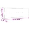 vidaXL Coussins de palette lot de 5 cr&egrave;me tissu