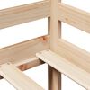 vidaXL Lit de jour avec tiroirs sans matelas 80x200 cm bois massif