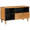 vidaXL Unites TV Marron Clair 80 x 33 x 46 cm Bois d'ing&eacute;nierie