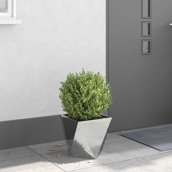 vidaXL Jardini&egrave;re Argent 30 x 30 x 30 cm Acier galvanis&eacute;